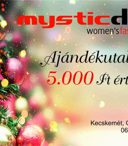 Ajándékutalvány 5000 Ft