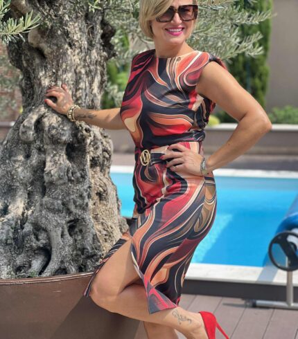 Mystic Day Amarilla Ruha / mintás /