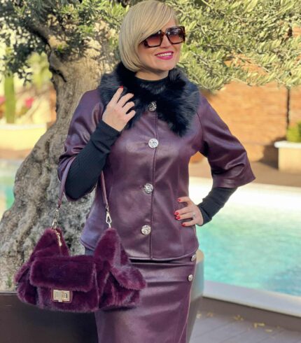 Mystic Day Kátya kabát / Burgundi /