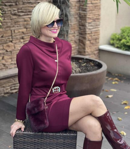 Mystic Day Tekla Ruha / Burgundi bordó /