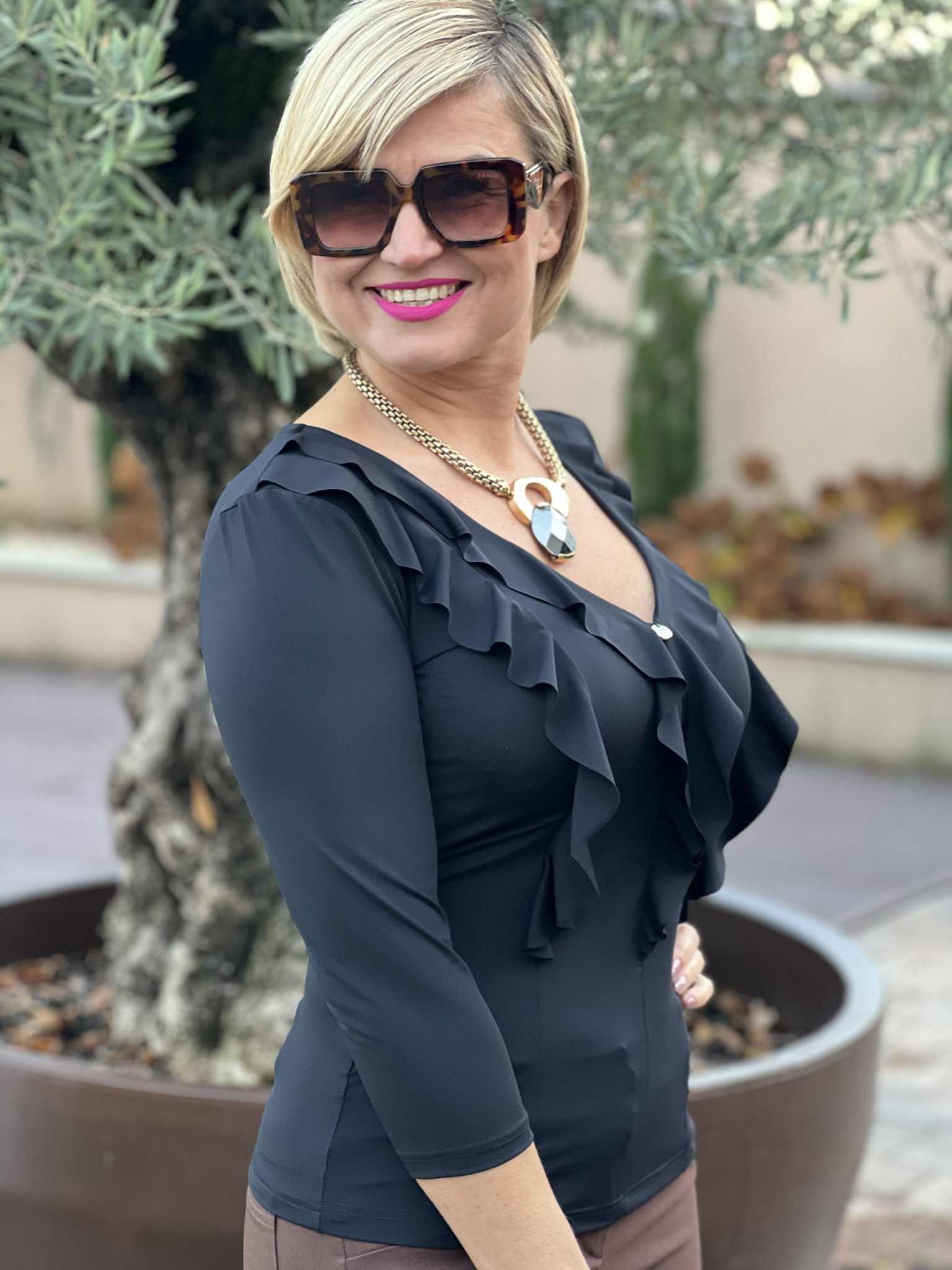 Mystic Day Lilibet 2 Felső / fekete /