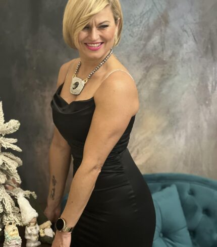 Mystic Day Dalma Ruha 2. szatén + Boleró / fekete /