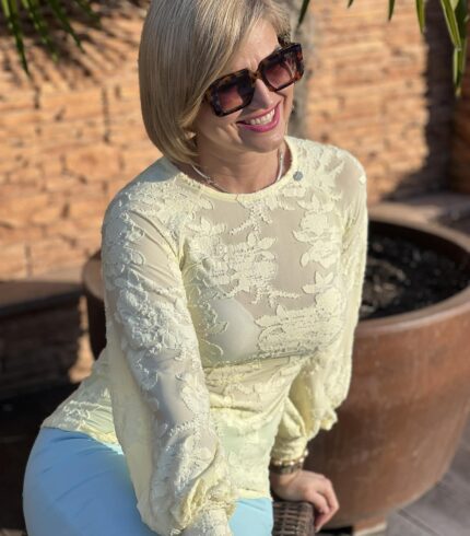 Mystic Day Raglán buggyos ujjú felső / sárga /