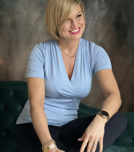 Mystic Day - Nina Felső / babakék /