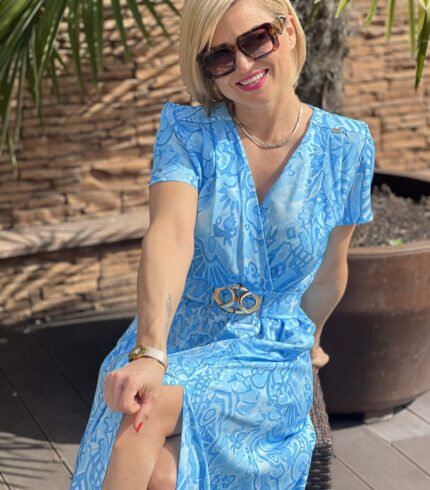 Mystic Day Gréti Ruha / kék mintás /