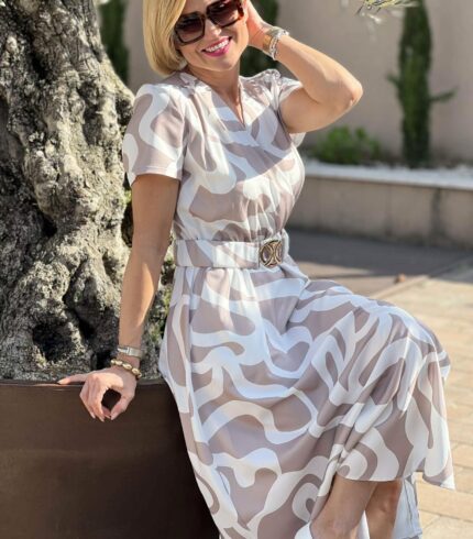 Mystic Day Gréti Ruha / drapp mintás /