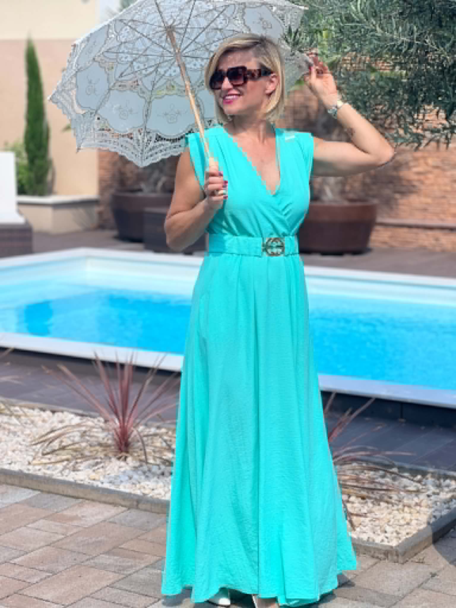 Mystic Day Gréta Maxi Ruha / menta/